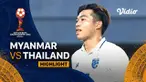 Berita video highlights laga Grup A Piala AFF U-19 2022 antara Timnas Myanmar U-19 melawan Thailand U-19 yang berakhir dengan skor 0-3, Senin (3/7/2022) sore hari WIB.
