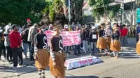 Demo mahasiswa Papua di Makassar (Liputan6.com)