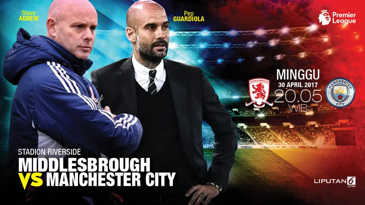 Prediksi Middlesbrough vs Manchester City