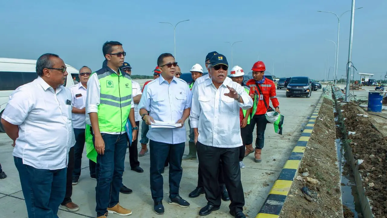 Kementerian Pekerjaan Umum dan Perumahan Rakyat (PUPR) melakukan pengecekan terhadap empat proyek tol di Jawa Tengah. (Dok PUPR)