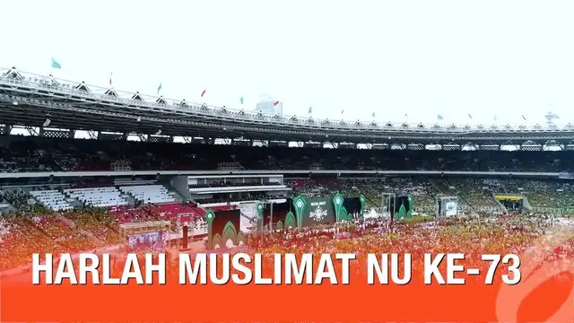 VIDEO: Jokowi Hadiri Harlah Muslimat NU ke-73