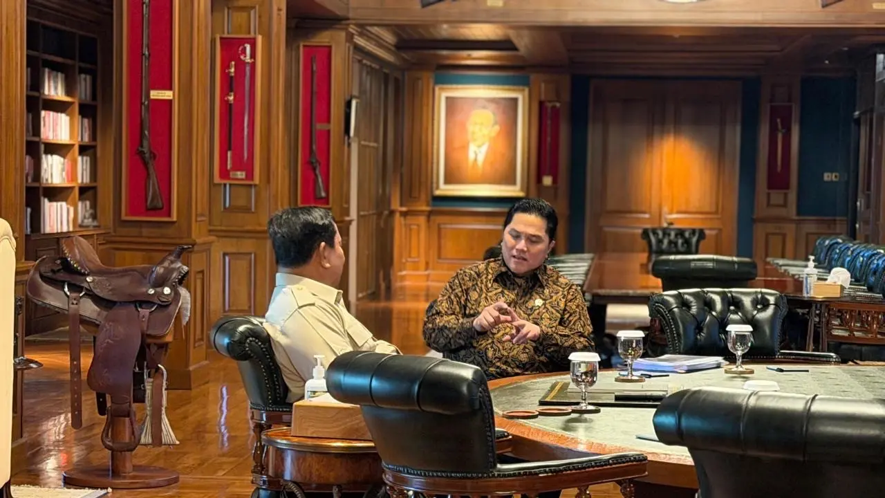 Menpora Erick Thohir Lapor ke Presiden Prabowo, Bahas Akademi Olahraga hingga Literasi Atlet