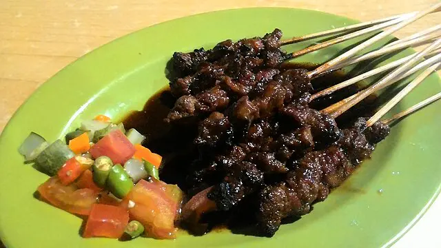 ilustrasi sate maranggi