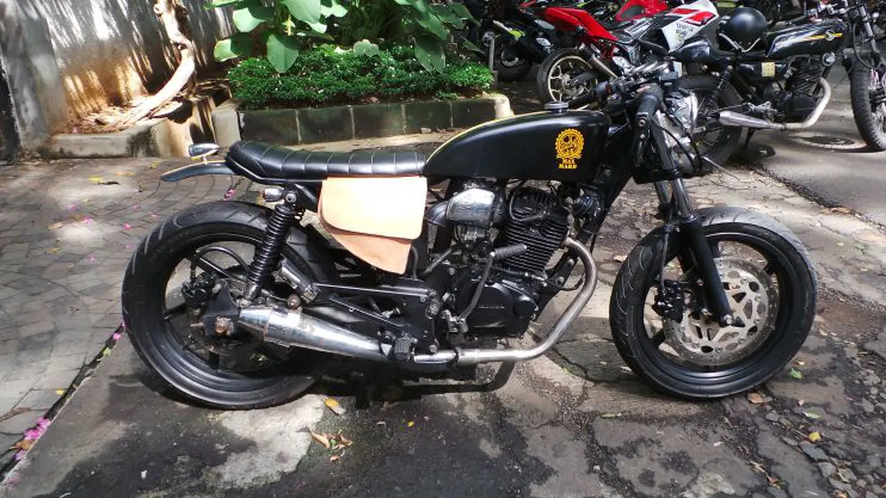  Modifikasi Honda Tiger, Kolaborasi Japstyle dan Cafe Racer 