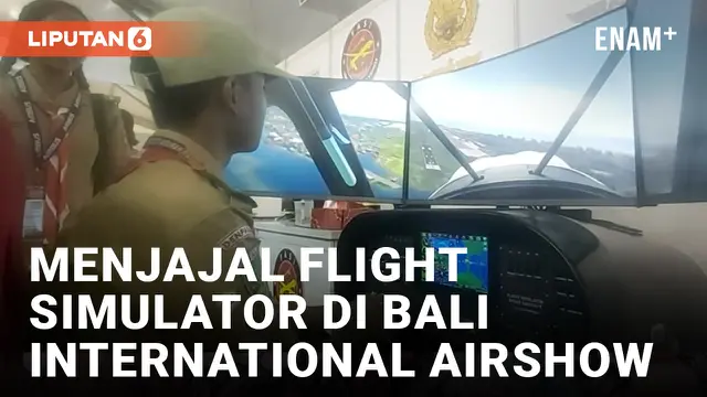 Tarik Minat Siswa, Bali International Ajak Cicip Flight Simulator