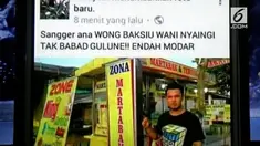 Seorang pedagang martabak ditangkap polisi karena diduga menyebarkan ujaran kebencian di media sosial.