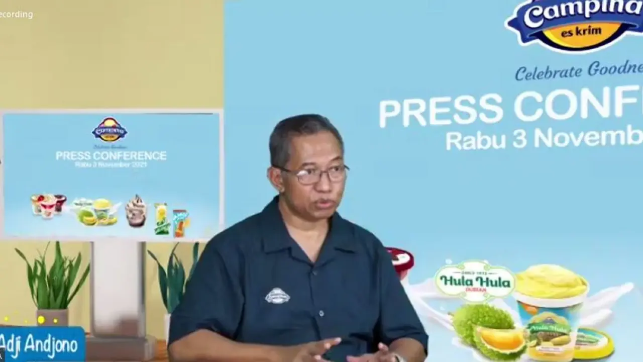 Peluncuran lima produk es krim Campina