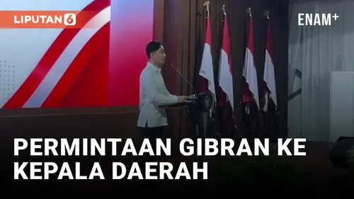 VIDEO: Gibran Minta Kepala Daerah Fokus Sukseskan Makan Bergizi Gratis