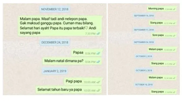 Chat rindu (Sumber: Twitter/  @lxttlepriince)