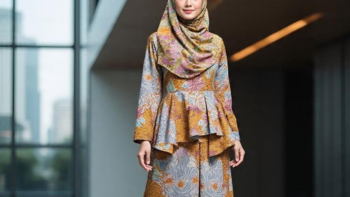 7 Model Gamis Batik Kombinasi Modern Terbaru 2025 yang Lagi Ngehits, Outfit Cantik untuk Koleksi
