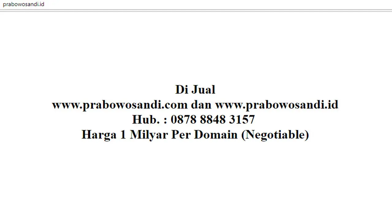 Website prabowosandi.id