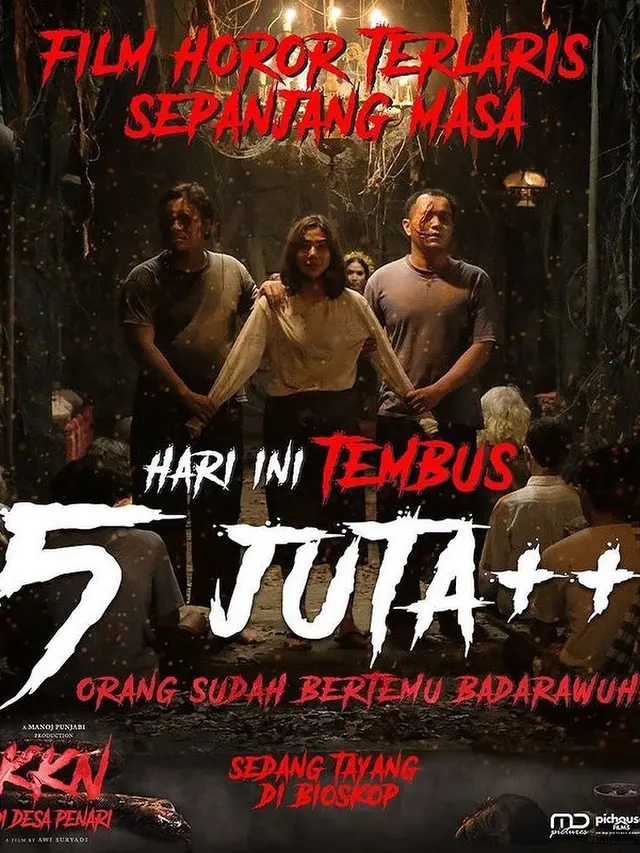 Unggahan Awi Suryadi soal jumlah penonton KKN di Desa Penari. (Foto: Dok. Instagram @awisuryadi)