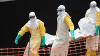 Penyebaran virus Ebola ini telah menewaskan 84 orang di Guinea mencapai tingkat tertinggi, menurut data pemerintah Guinea (AFP PHOTO / SEYLLOU)