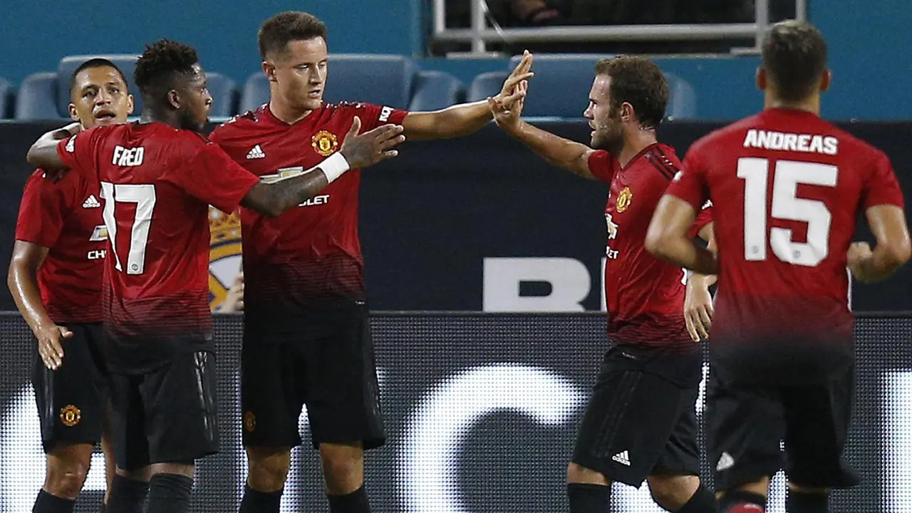 Manchester United, Real Madrid, International Champions Cup 2018
