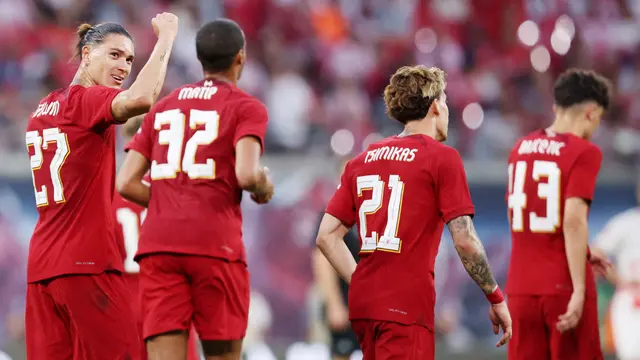 Foto: Bungkam Mulut Penyinyir, Darwin Nunez Borong 4 Gol dan Bawa Liverpool Hancurkan RB Leipzig