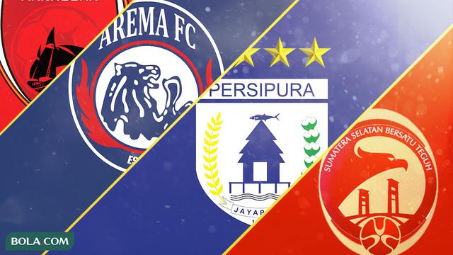 Trivia - Logo Klub PSM Makassar, Arema, Persipura, Sriwijaya FC
