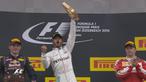 Pebalap Mercedes, Lewis Hamilton, menjadi juara F1 GP Austria di Sirkuit Red Bull Ring, Austria, Minggu (3/7/2016). Pebalap Red Bull, Max Verstappen, finis kedua dan diikuti pebalap Ferrari, Kimi Raikkonen. (Bola.com/Twitter/F1)