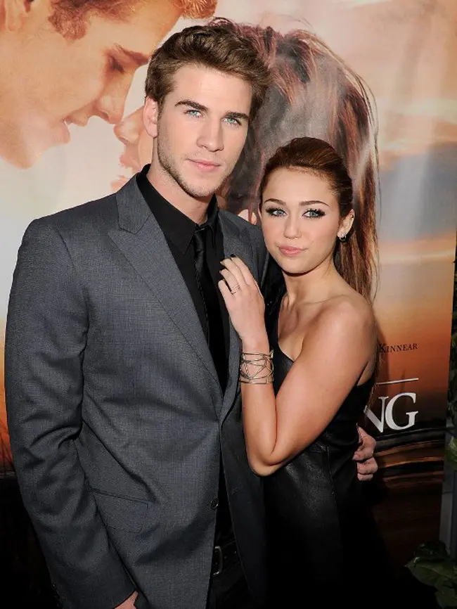 Miley Cyrus dan Liam Hemsworth. (AFP/Bintang.com)