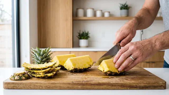 Cara Mengupas Nanas Bebas Sampah