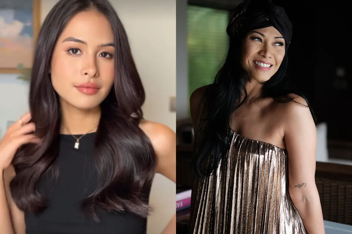 Maudy Ayunda dan Anggun C Sasmi Tampil Cantik dengan Makeup Natural Saat Kondangan Angga Yunanda dan Shenina Cinnamon