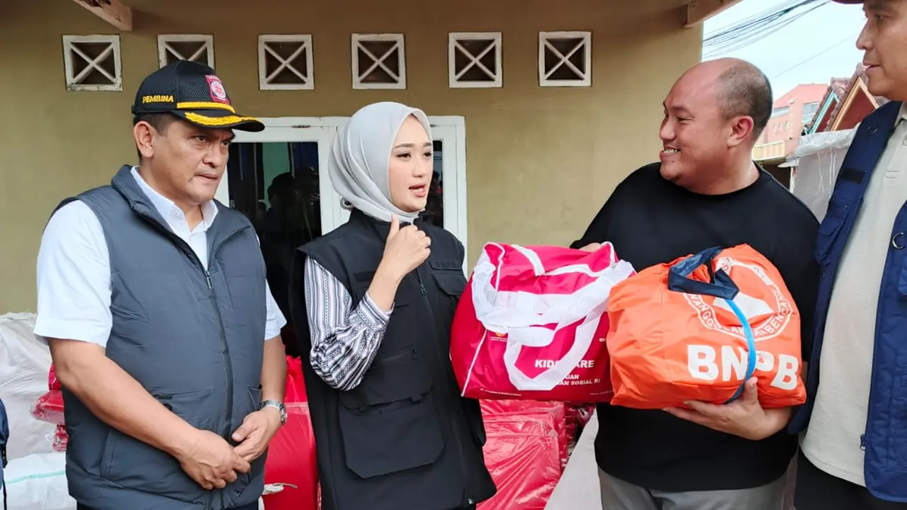 Respons Sigap! Kemensos Salurkan Bantuan Korban Banjir Bandar Lampung