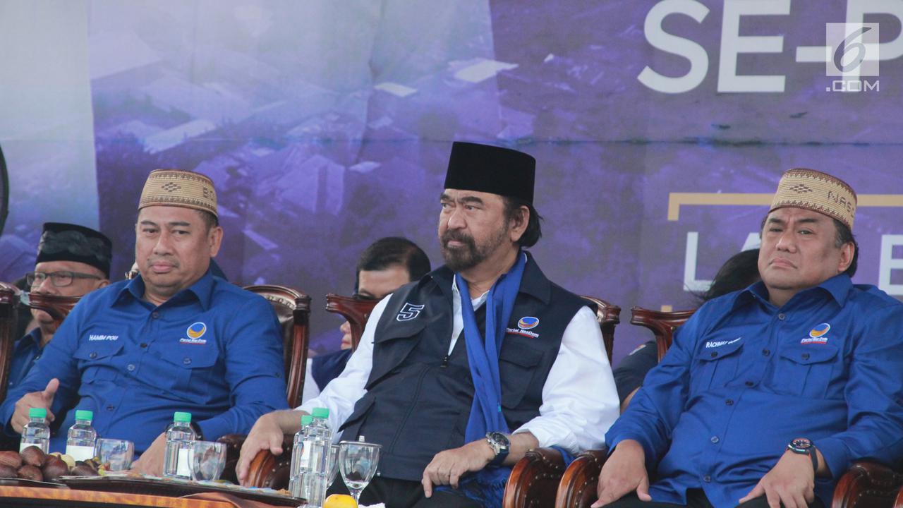 Surya Paloh Hadiri Kampanye Rapat Umum Terbuka Perdana di Gorontalo