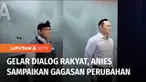 Bakal calon presiden dari Koalisi Perubahan untuk Persatuan, Anies Baswedan menggelar dialog bersama warga di Bandung, Jawa Barat, Minggu (06/08) sore. Dalam dialog ini Anies ditemani Ketua Umum Partai Demokrat, Agus Harimurti Yudhoyono, AHY.