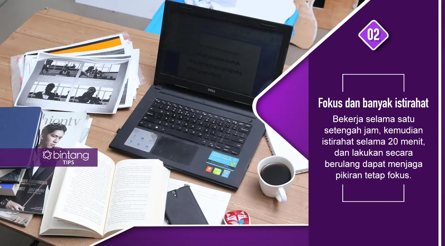 Cara mudah tingkatkan produktivitas. (Foto: Adrian Putra, Digital Imaging: M. Iqbal Nurfajri/Bintang.com)