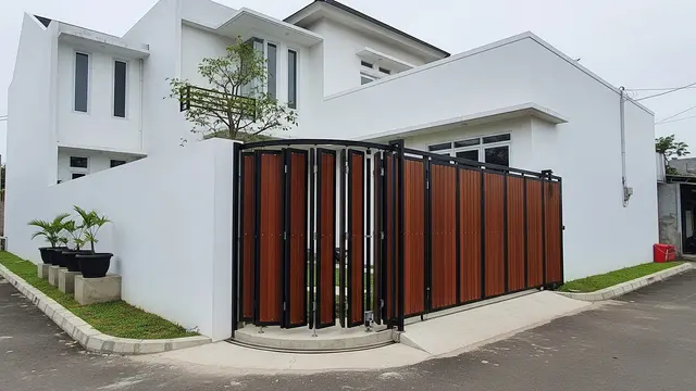 Model Pagar Rumah Lipat Modern Hemat Ruang