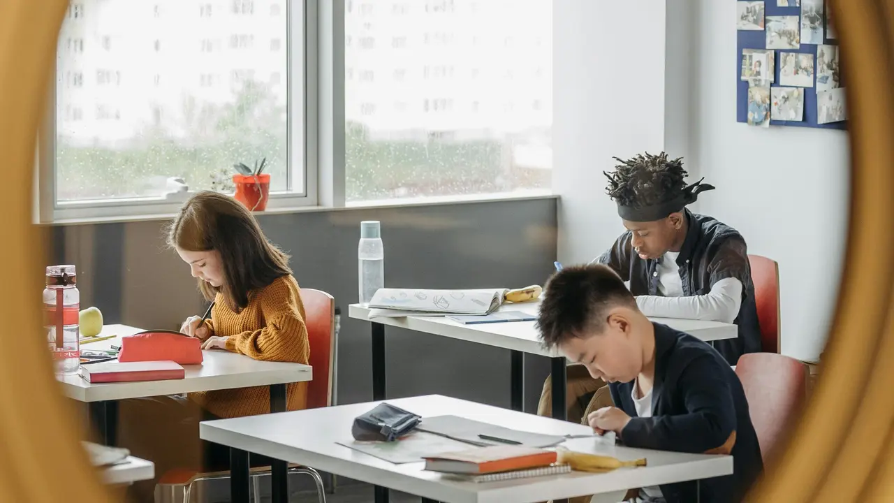 Siswa Nyontek Saat Ujian