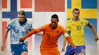 Starting XI Superstar yang Absen pada Euro 2020 (Euro 2021), dari Sergio Ramos hingga Si Bocah Ajaib Erling Haaland