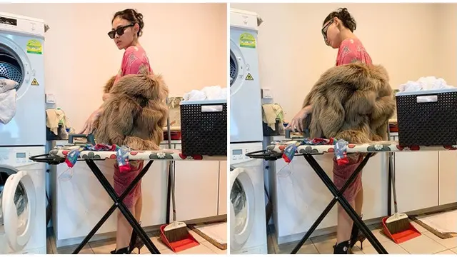 Gaya 5 Artis Cantik saat Bersih-bersih Rumah, Penampilannya Curi Perhatian