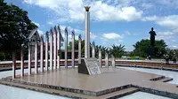 Tugu Sukarno di Palangka Raya (Liputan6.com/ Nafiysul Qodar)