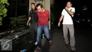 Polisi menjemput tersangka S dari lapas Cirebon menuju kantor Tindak Pidana Narkoba Mabes Polri, Cawang, Jakarta, Senin (3/8/2015). S merupakan pemasok narkoba untuk Reza Prawiro yang sebelumnya tertangkap saat pesta narkoba. (Liputan6.com/Yoppy Renato)