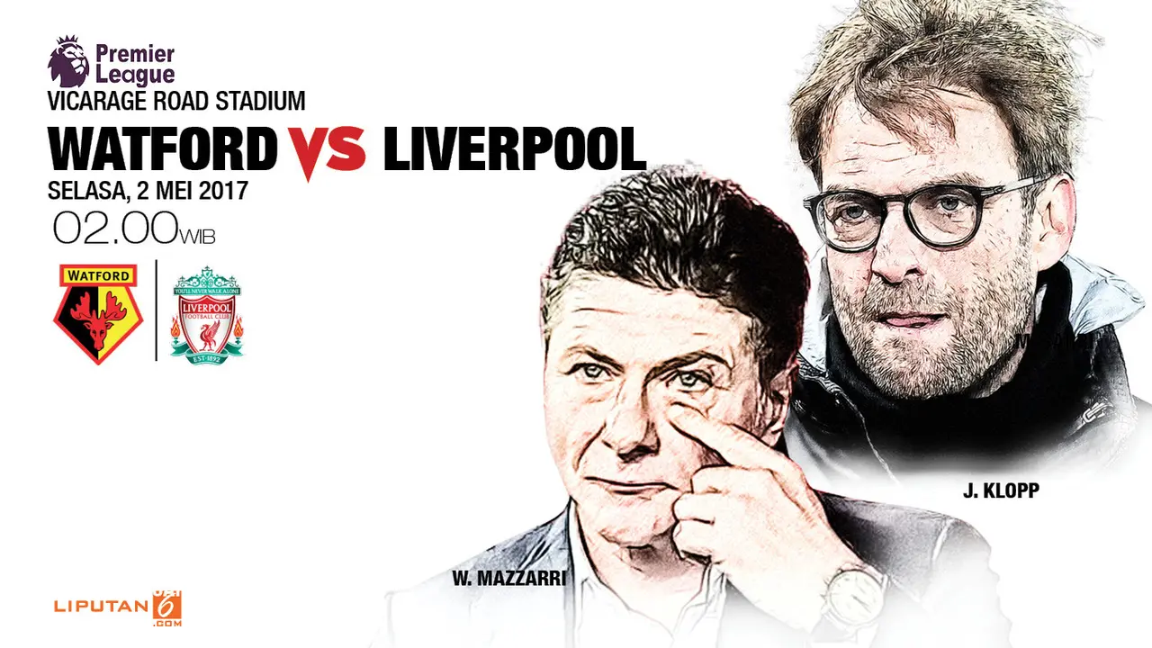 Prediksi Watford FC vs Liverpool