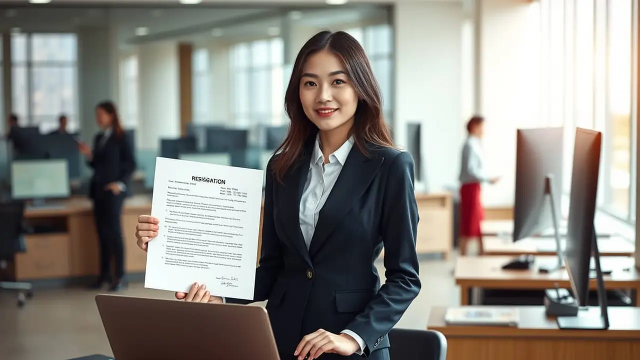 cara membuat surat pengunduran diri