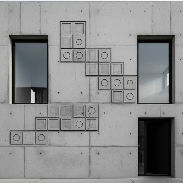 Model Dinding Depan Rumah Minimalis (Image by Gemini AI)