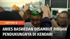 Capres nomor urut 1, Anies Baswedan berkampanye di Kendari, Sulawesi Tenggara. Anies ingin mewujudkan Kota Kendari menjadi salah satu dari 40 kota selevel Jakarta. Sementara itu, pasangan Anies, cawapres nomor urut 1, Muhaimin Iskandar menghadiri sel...