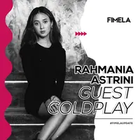 Rahmania Astrini jadi bintang tamu coldplay
