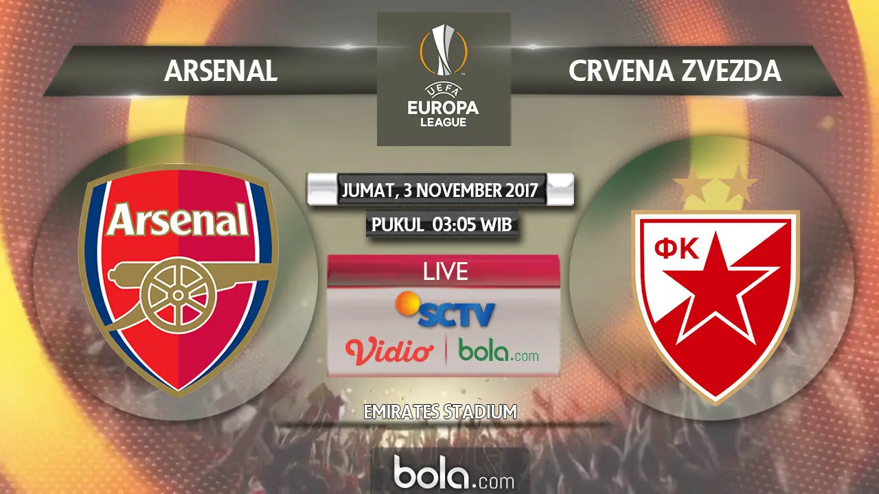 Arsenal Vs Crvena Zvezda