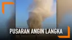 Fenomena alam langka terjadi di daratan Jepang, Pusaran angin membawa debu tiba-tiba muncul saat cuaca cerah.