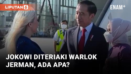 VIDEO: Tiba di Jerman, Jokowi Langsung Diteriaki Warlok!