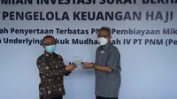 Badan Pengelola Keuangan Haji (BPKH) menggandeng PNM Investment Management untuk mengembangkan manfaat investasi dana haji. (Dok BPKH)