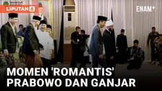 Ganjar Pranowo dan Prabowo Gandengan Tangan di Muktamar Sufi Internasional 2023