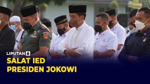 VIDEO: Presiden Jokowi Salat Idul Fitri di Istana Kepresidenan Yogyakarta