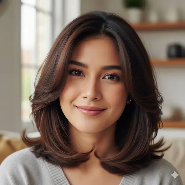 Shoulder-Length Cut with Face-Framing Layers