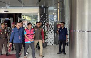 Ketua Ombudsman RI Hery Susanto ditangkap Kejaksaan Agung. (Liputan6.com/Ady Anugrahadi)