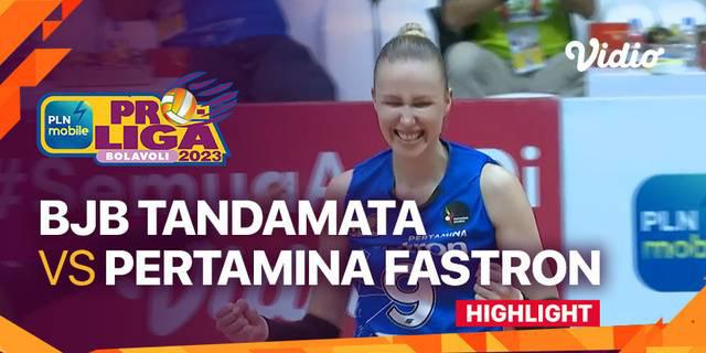 VIDEO: Highlights PLN Mobile Proliga 2023, Bandung BJB Tandamata Kalah dari Jakarta Pertamina Fastron