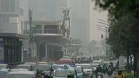 Ilustrasi polusi udara yang terjadi di Jakarta. (Foto: Shutterstock)