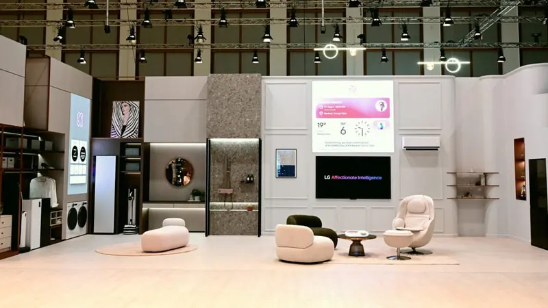 Rumah masa depan ala LG di IFA 2024. Credit: LG Electronics